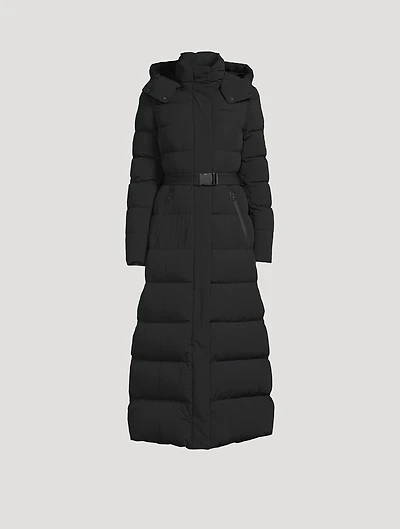 Calina-City Stretch Light Down Maxi Coat