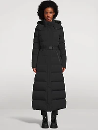 Calina-City Stretch Light Down Maxi Coat