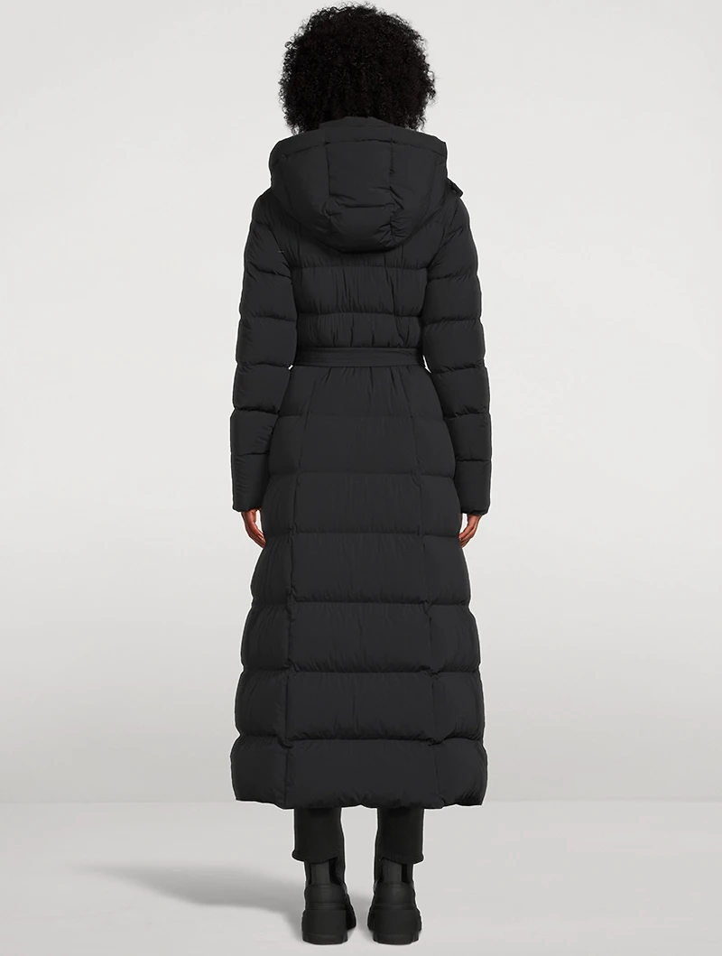 Calina-City Stretch Light Down Maxi Coat