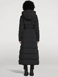 Calina-City Stretch Light Down Maxi Coat