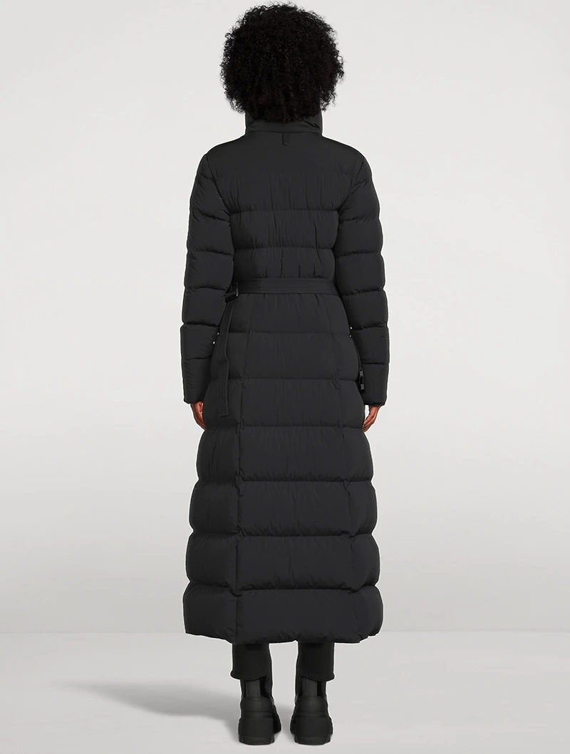 Calina-City Stretch Light Down Maxi Coat