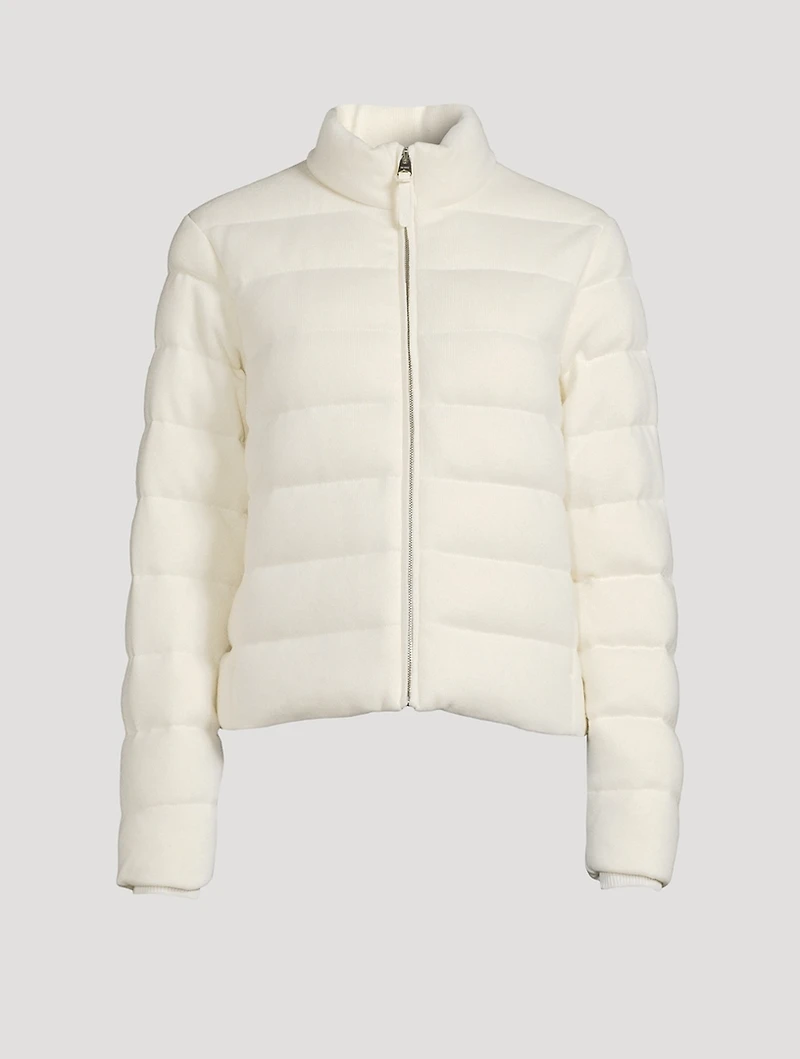 Melia Cashmere-Blend Down Jacket