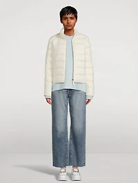 Melia Cashmere-Blend Down Jacket