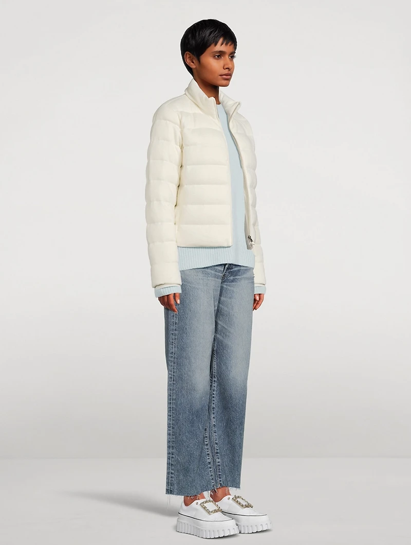 Melia Cashmere-Blend Down Jacket