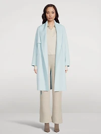 Thalia Double-Face Wool Wrap Coat
