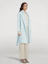 Thalia Double-Face Wool Wrap Coat