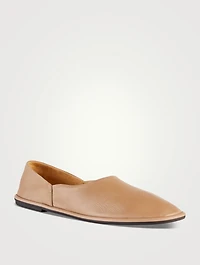 Canal Leather Flats