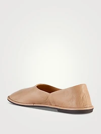 Canal Leather Flats