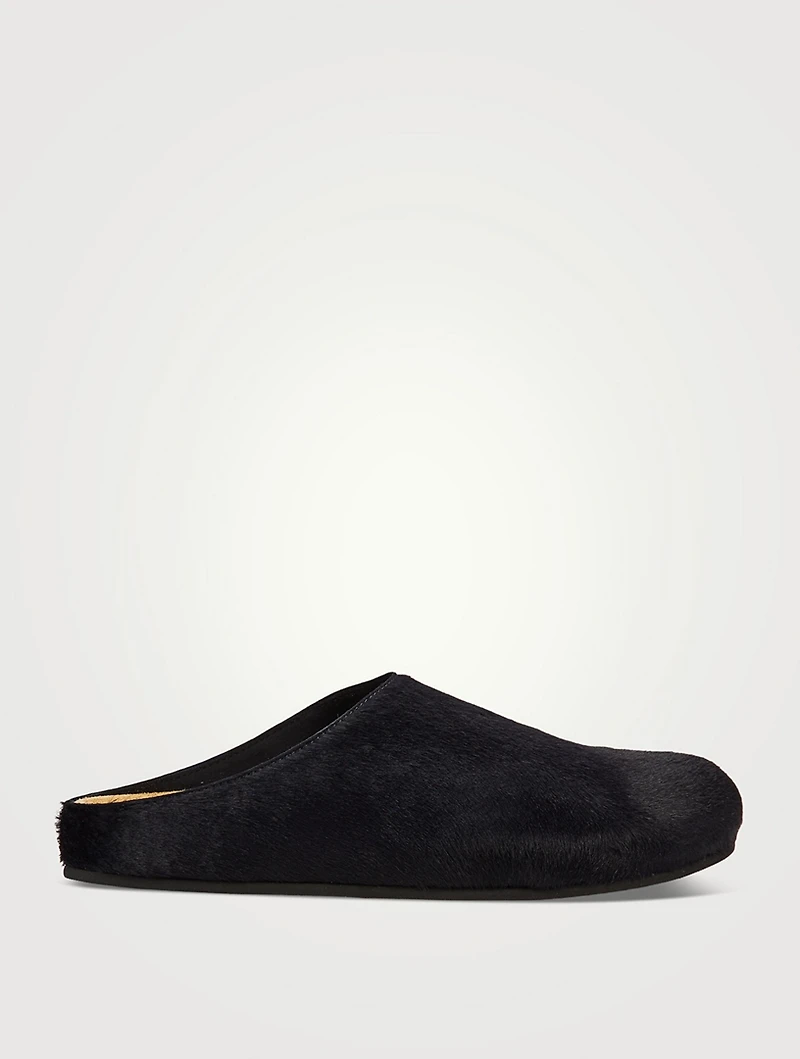 Hugo Pony Hair Clogs