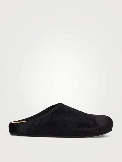 Hugo Pony Hair Clogs