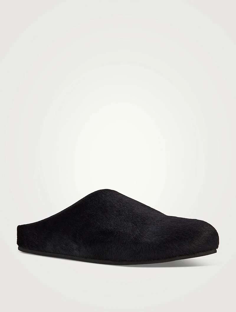 Hugo Pony Hair Clogs