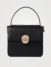 Small Penelope Leather Top Handle Bag