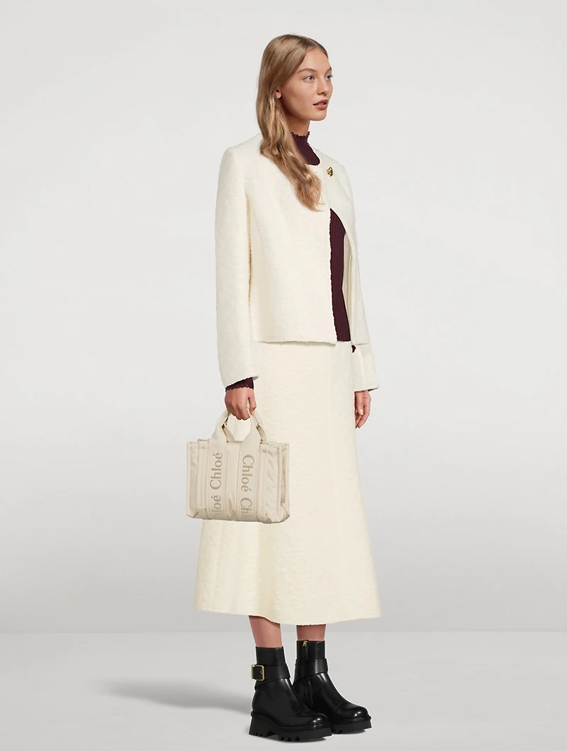 Small Woody Recylced Nylon Tote Bag