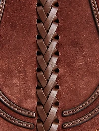 Small Marcie Suede Saddle Bag