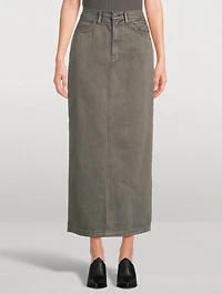 Denim Maxi Skirt