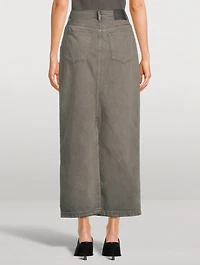 Denim Maxi Skirt