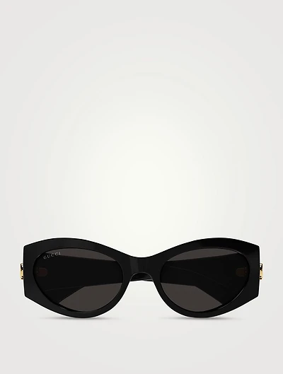 Cat Eye Wrap Sunglasses
