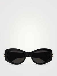 Cat Eye Wrap Sunglasses