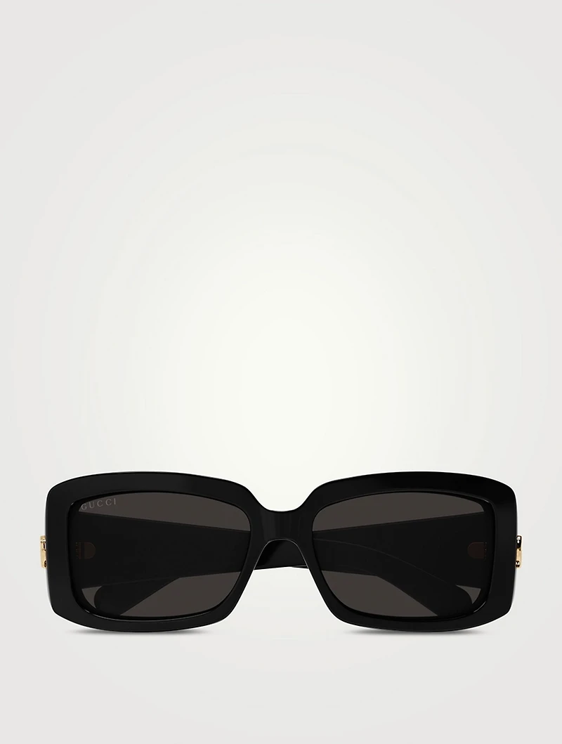 Rectangular Wrap Sunglasses