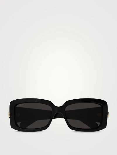 Rectangular Wrap Sunglasses