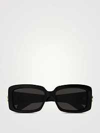 Rectangular Wrap Sunglasses