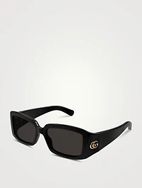 Rectangular Wrap Sunglasses