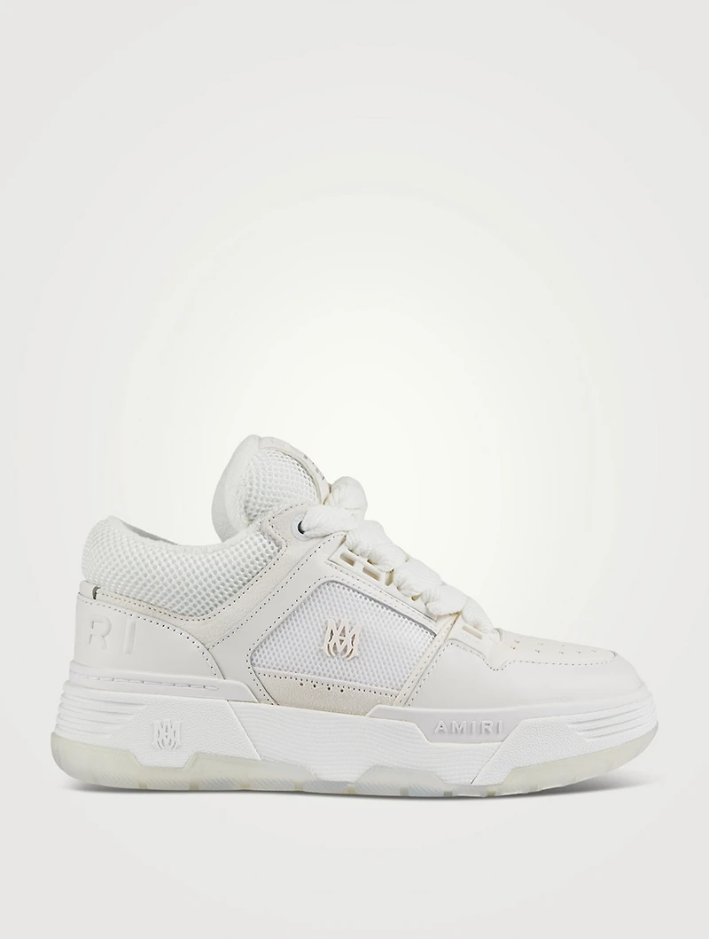 MA-1 Leather And Mesh Sneakers