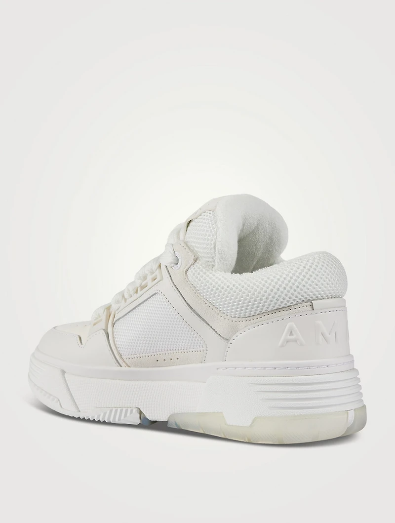 MA-1 Leather And Mesh Sneakers