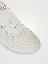 MA-1 Leather And Mesh Sneakers