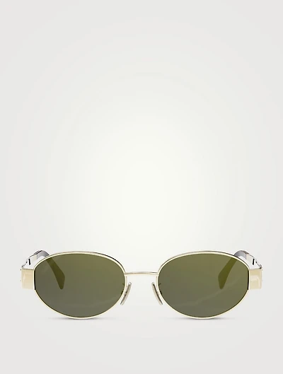 Triomphe Oval Sunglasses