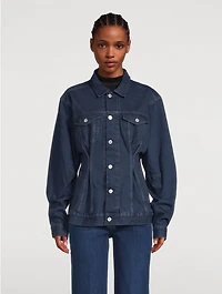 Corset Denim Trucker Jacket