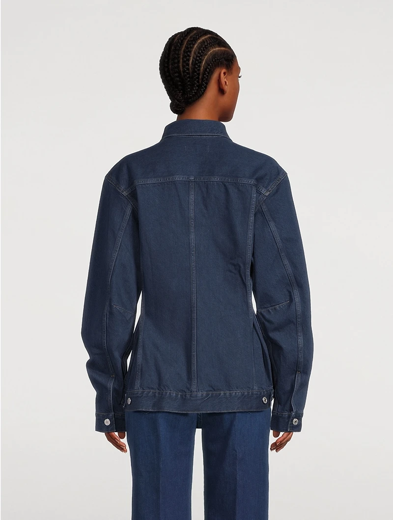Corset Denim Trucker Jacket