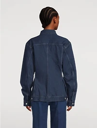 Corset Denim Trucker Jacket