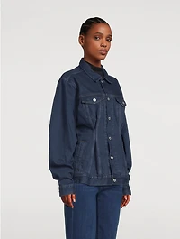 Corset Denim Trucker Jacket