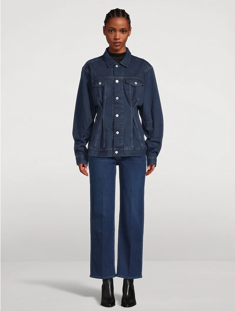 Corset Denim Trucker Jacket