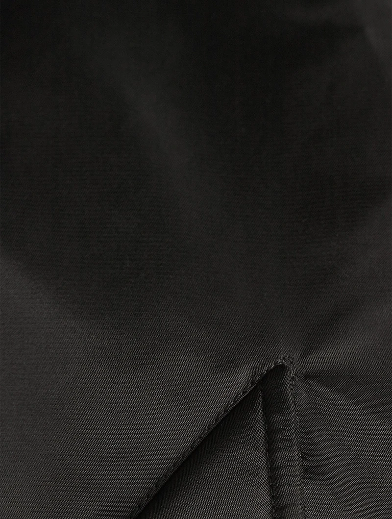 Cropped Bomber Jacket