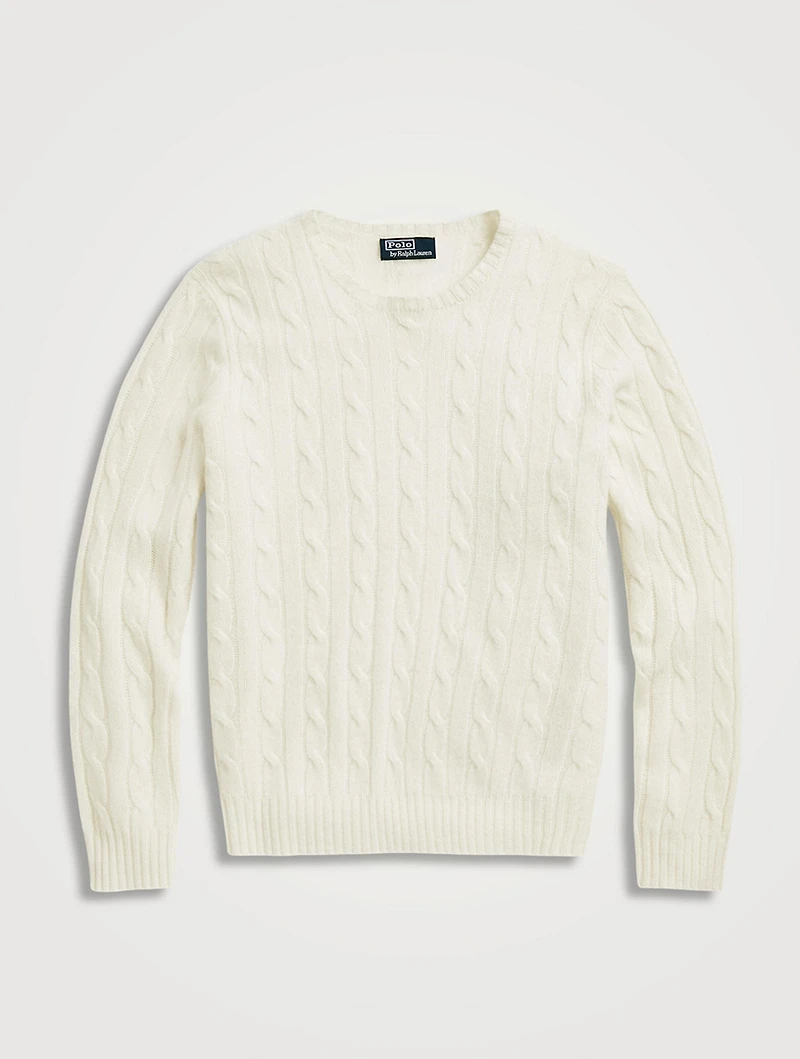 Cashmere Cable-Knit Sweater