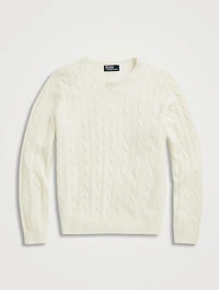Cashmere Cable-Knit Sweater
