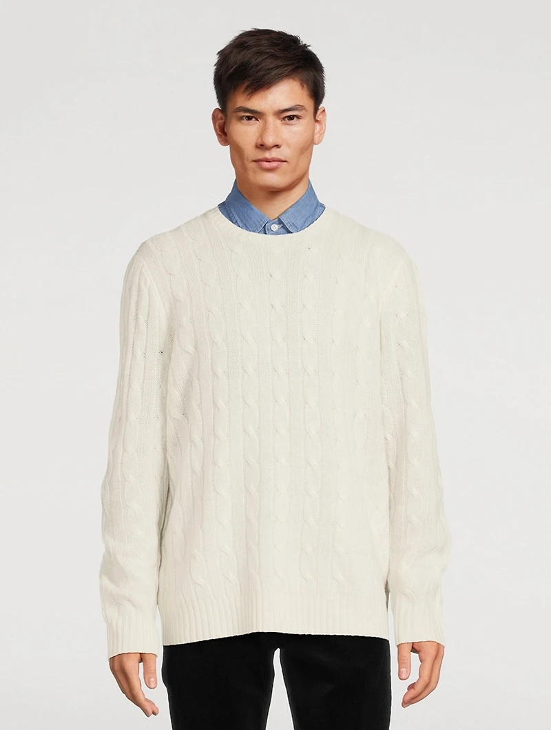 Cashmere Cable-Knit Sweater