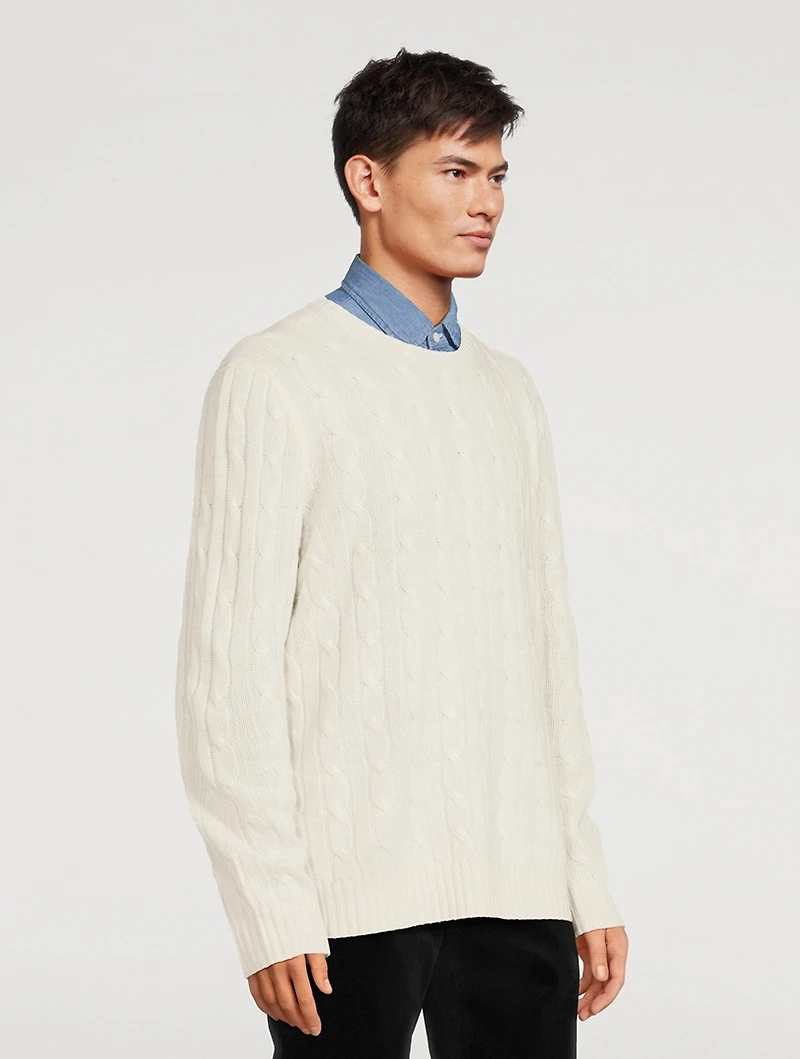 Cashmere Cable-Knit Sweater