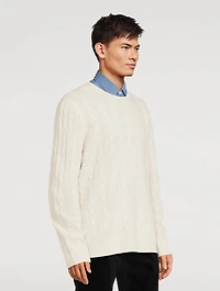 Cashmere Cable-Knit Sweater
