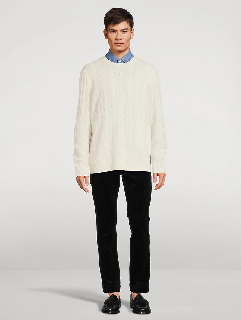 Cashmere Cable-Knit Sweater