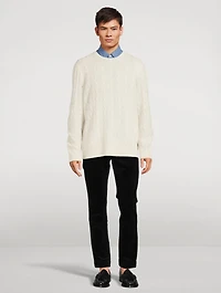 Cashmere Cable-Knit Sweater