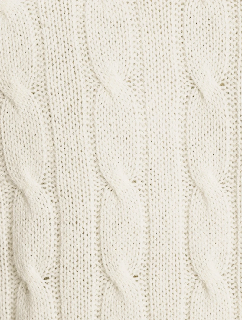 Cashmere Cable-Knit Sweater