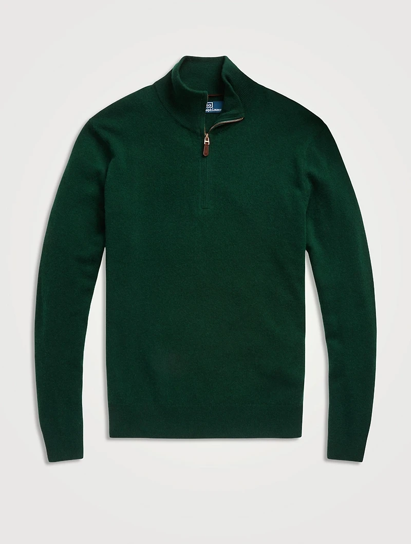 Wool Quarter-Zip Sweater