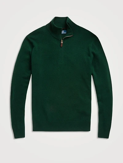 Wool Quarter-Zip Sweater