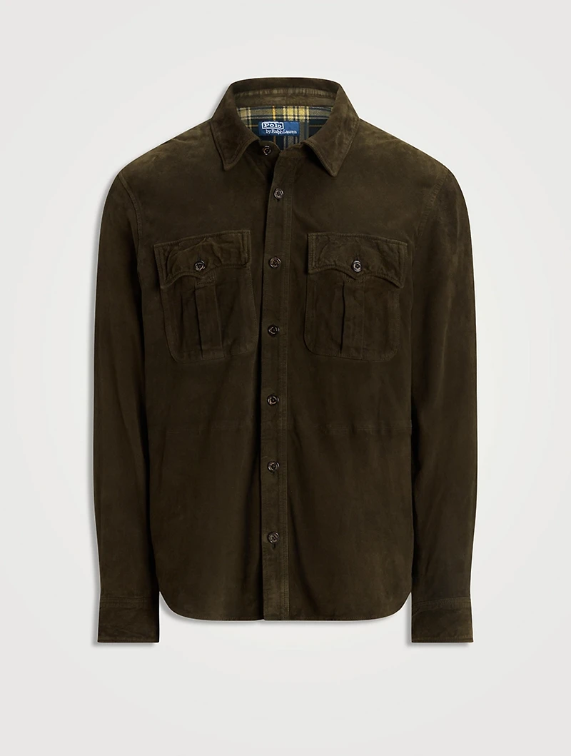 Suede Utility Jacket