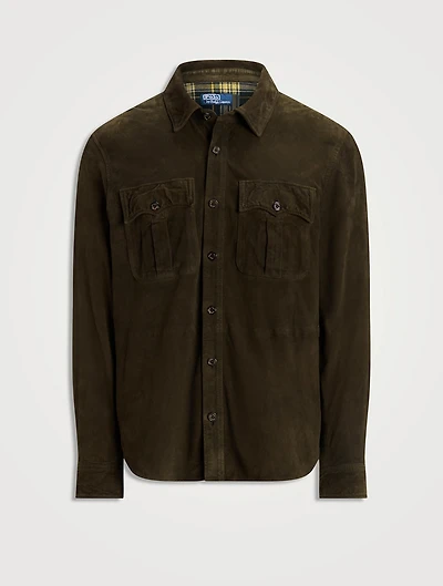 Suede Utility Jacket