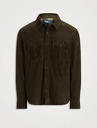 Suede Utility Jacket