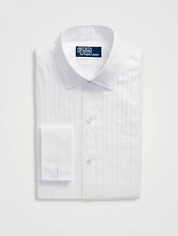 Pleated-Bib Tuxedo Shirt
